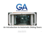 An Introduction to Automatic Sliding Doors