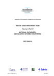 National Urban Waste Water Study Volume 2, Part B NATIONAL