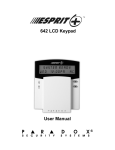 642 LCD Keypad : User Manual