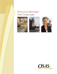 OSAS Resource Manager User Guide