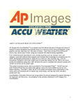 1 ABOUT AP IMAGES FROM ACCUWEATHERTM