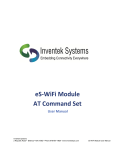 eS-WiFi Module AT Command Set