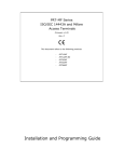 Installation and Programming Guide