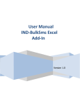 16. INDIA BulkSms Excel Plugin User Manual