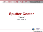 Sputter Coater (Polaron)
