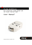 PCAN-B10011S - User Manual - PEAK
