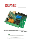 PIC-GSM development board Users Manual