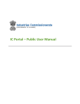IC Portal – Public User Manual
