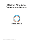 District Fine Arts Coordinator Manual