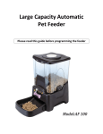 Large Capacity Automatic Pet Feeder