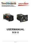User Manual SCB-12