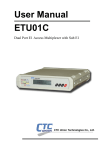 ETU01C User Manual