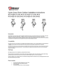 Cycle Cross Chain Catcher Installation Instructions (K13 - K-Edge