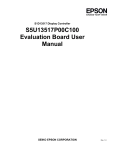 S5U13517P00C100 Evaluation Board User Manual