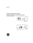GE Druck DPI 142 Barometric Indicator Manual PDF