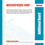 MICROPHONE AMP Board User Manual