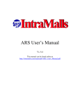 IntraMall Users Guide for ARS Division of USDA