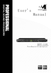 DFP-110 User Manual