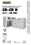 Air to water chillers and heat pumps Aermec CR, Installation manual