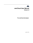 ownCloud User Manual