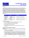 Eye-BERT Micro Family Users Manual