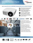 Multimedia Presentation Projector W415e