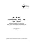 DNA-AI-202 Analog Current Input Layer User Manual