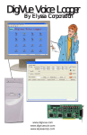 DigiVue Voice Logger DigiVue Voice Logger DigiVue Voice Logger