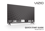 VIZIO E60-C3 LED HDTV with Smart TV Quick Start Guide