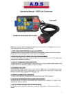 OBD link connector and tester user manual