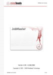 JobMaster User Manual - Mindleads Technology