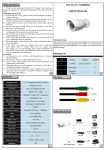 HD CCTV CAMERA USER MANUAL