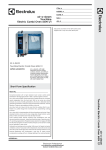 Touchline Electric Combi Oven 6GN 1/1