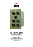 IGS STYPE500 user manual