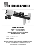 8142606 Manual - Logsplitter