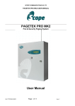 PAGETEK PRO MK2 User Manual