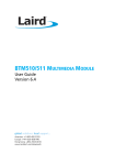 BTM510/511 Multimedia Module User Guide