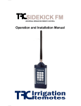 User Manual - TRC Irrigation Remotes