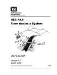 HEC-RAS User`s Manual - NRCS Irrigation ToolBox