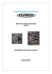 Electronic Flap Controller EFC-P Installation and User manual