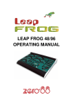 LEAP FROG 48/96 OPERATING MANUAL