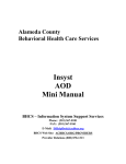 AOD - Alameda County Behavioral Health