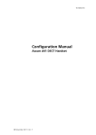 Configuration Manual, d41 Ascom DECT Handset, TD