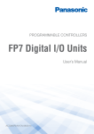 FP7 Digital I/O Units User`s Manual