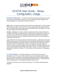 EZ-EYE Set-up & User Guide