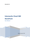 Interworks SA Interworks Cloud 360 Storefront User Manual