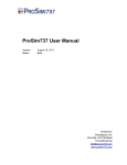 ProSim737 User Manual