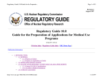 Guide for the Preparation of Applications for Medical Use Programs