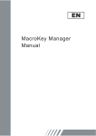 MacroKey Manager Manual