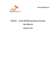 H.264 HD/SD Standalone Encoder User Manual Version 3.01